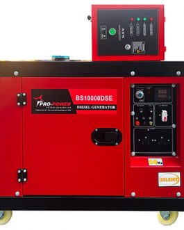 Diesel Silent Generator 8kw /10kva 16lt Single Phase + Ats Panel