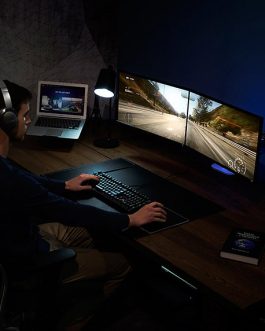 32″ High Load Adjustable Desk Mount Duel Spring Monitor Arm