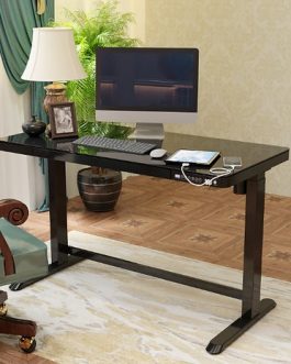 ET118-N GlassTabletop Electric Height Adjustable Standing Desk