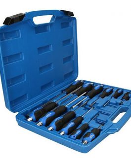 12 PCS Screwdriver With Striking Cap