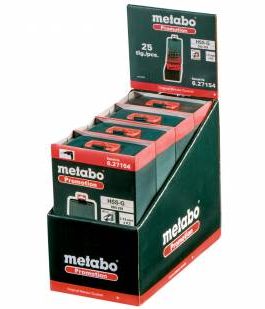 METABO HSS-G DRILL BIT STORAGE CASE SP 25 PIECES